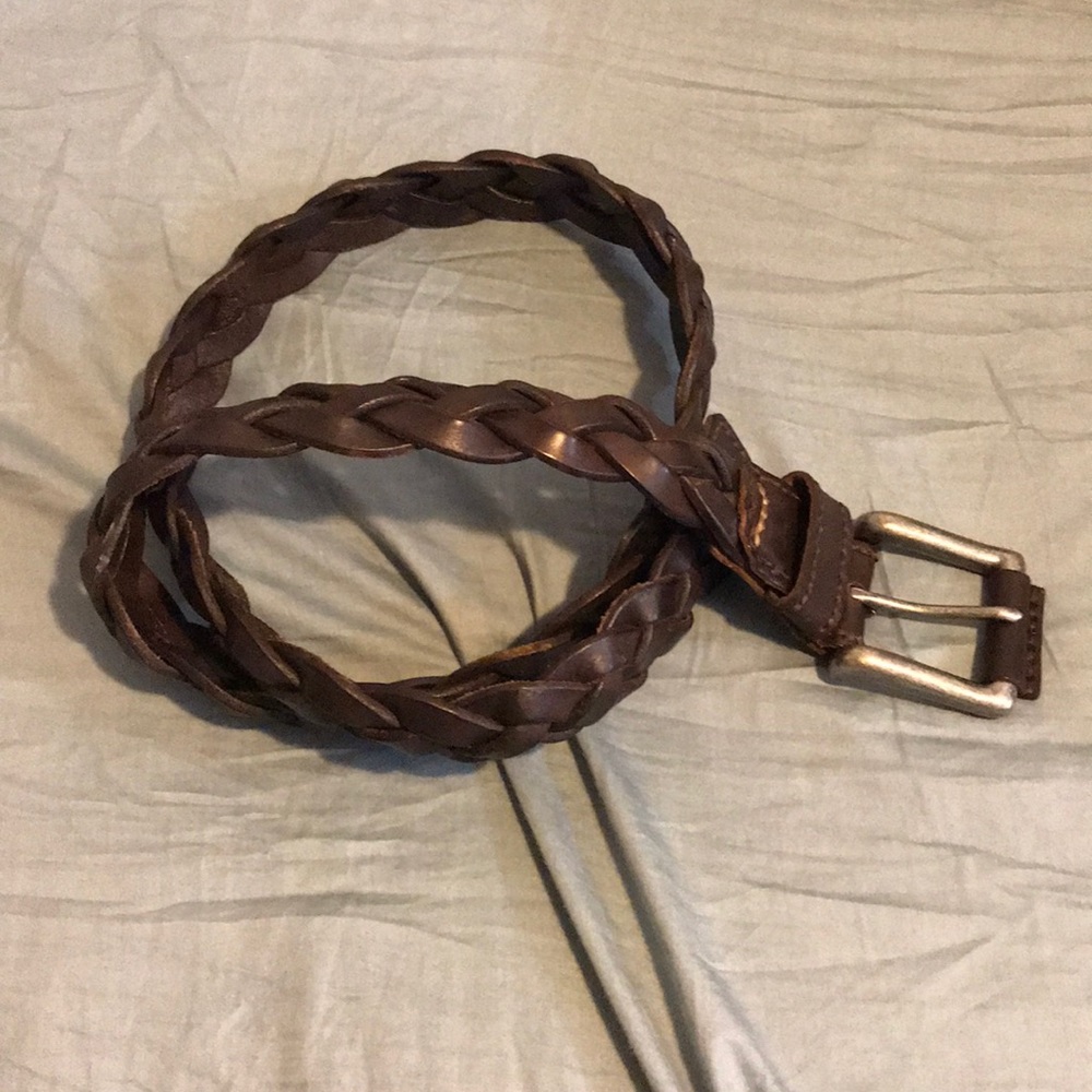 vintage Abercrombie genuine leather belt